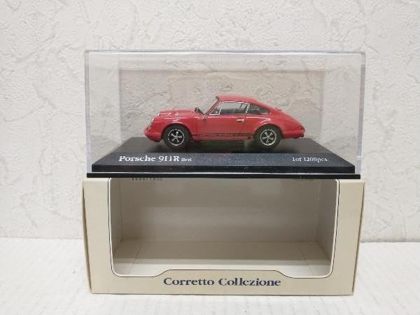 Amazon | 1/43 ミニカー 赤 Porsche 911R red Corretto